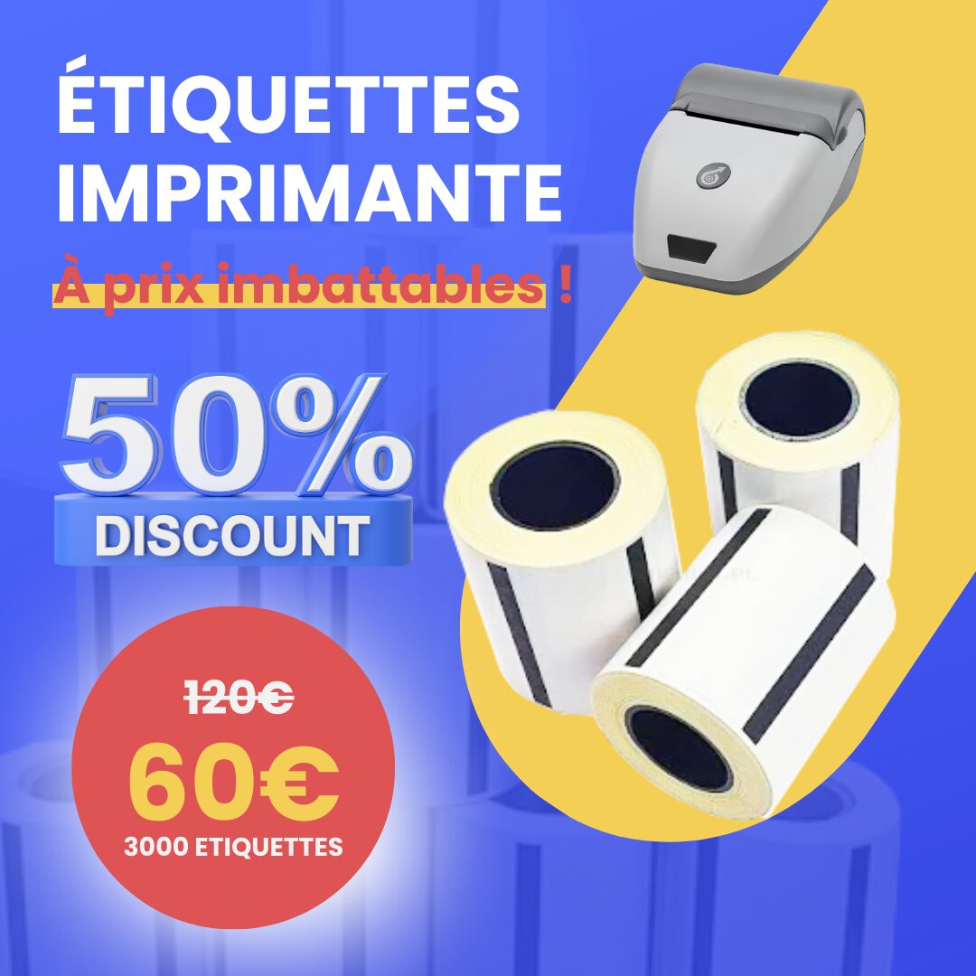 Étiquettes imprimante autoclave "toutes marques" 54 x 25.5 mm (10 rouleaux) – Image 2