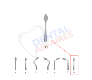 Lames amovibles du Dr. BERNARD 235.11 Lame amovible n°11 syndesmotome "Dr Bernard" (235.11) - Acteon
