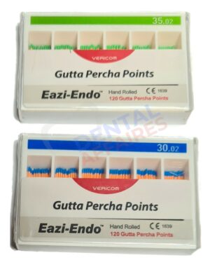 Pointes Gutta Percha - Vericom 120 Pointes "Gutta Percha" (30.02/35.02) - Vericom