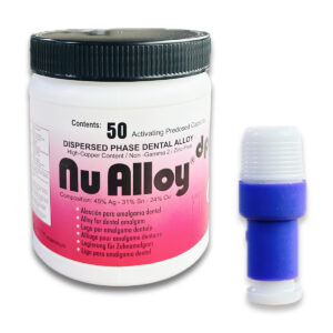 Boite de 50 capsules d'alliage pour amalgame - Nu Alloy D Active